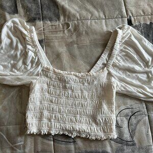 Urban Outfitter white crop top